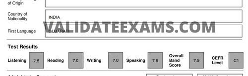 IELTS IDP BAND 7.5