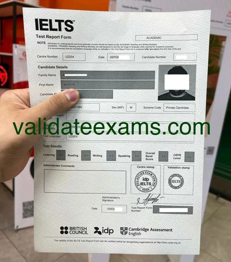 Read more about the article Buy IELTS Certificate In Uzbekistan and Kazakhstan